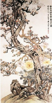 中国の伝統芸術 Painting - ルーフイの豊かさの花の伝統的な中国